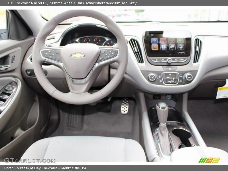 Summit White / Dark Atmosphere/Medium Ash Gray 2016 Chevrolet Malibu LT