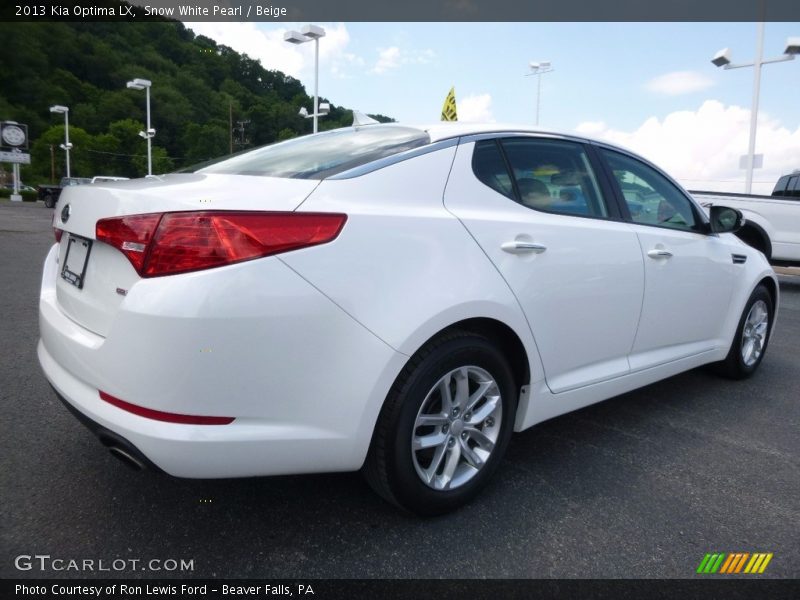 Snow White Pearl / Beige 2013 Kia Optima LX
