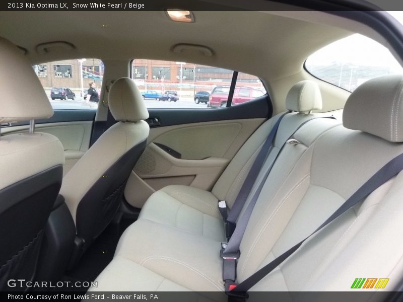 Snow White Pearl / Beige 2013 Kia Optima LX