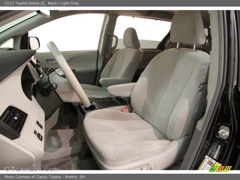 Black / Light Gray 2013 Toyota Sienna LE