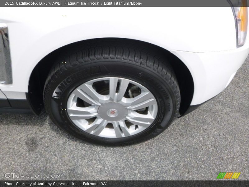 Platinum Ice Tricoat / Light Titanium/Ebony 2015 Cadillac SRX Luxury AWD