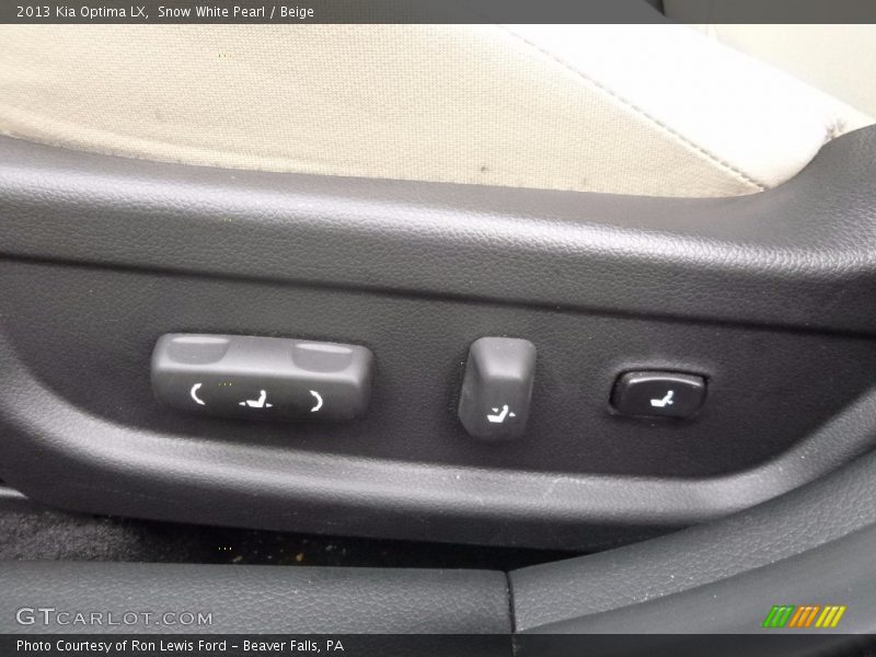 Snow White Pearl / Beige 2013 Kia Optima LX