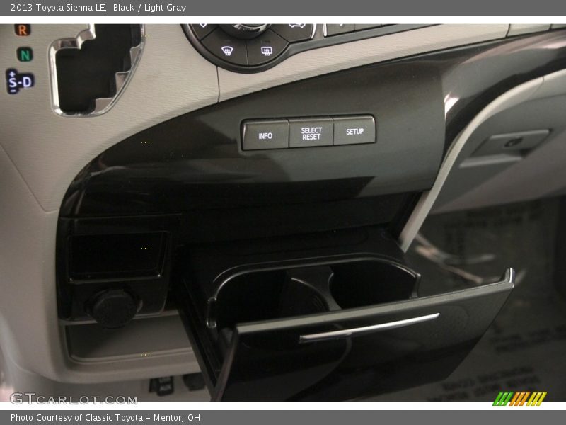 Black / Light Gray 2013 Toyota Sienna LE