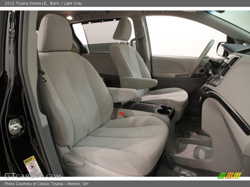 Black / Light Gray 2013 Toyota Sienna LE