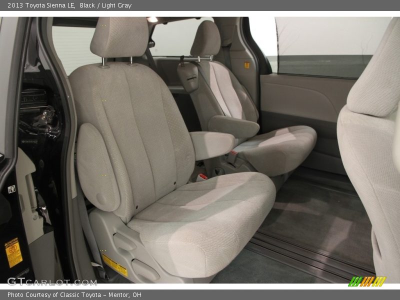 Black / Light Gray 2013 Toyota Sienna LE