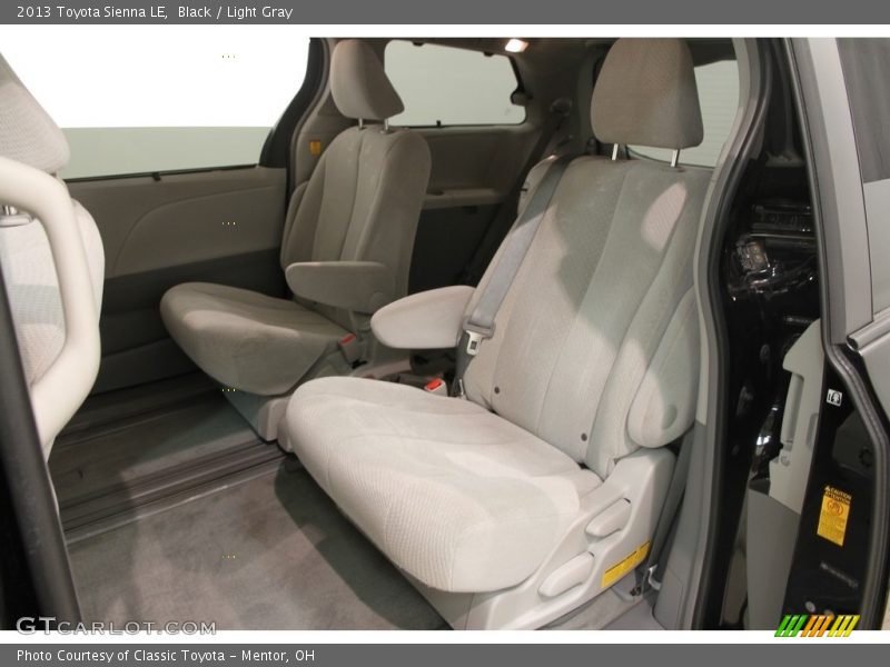 Black / Light Gray 2013 Toyota Sienna LE