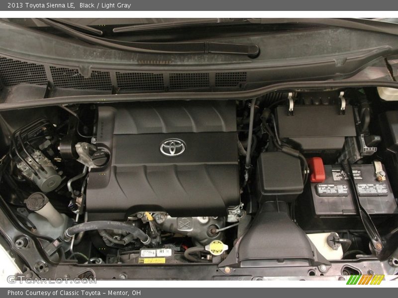 Black / Light Gray 2013 Toyota Sienna LE