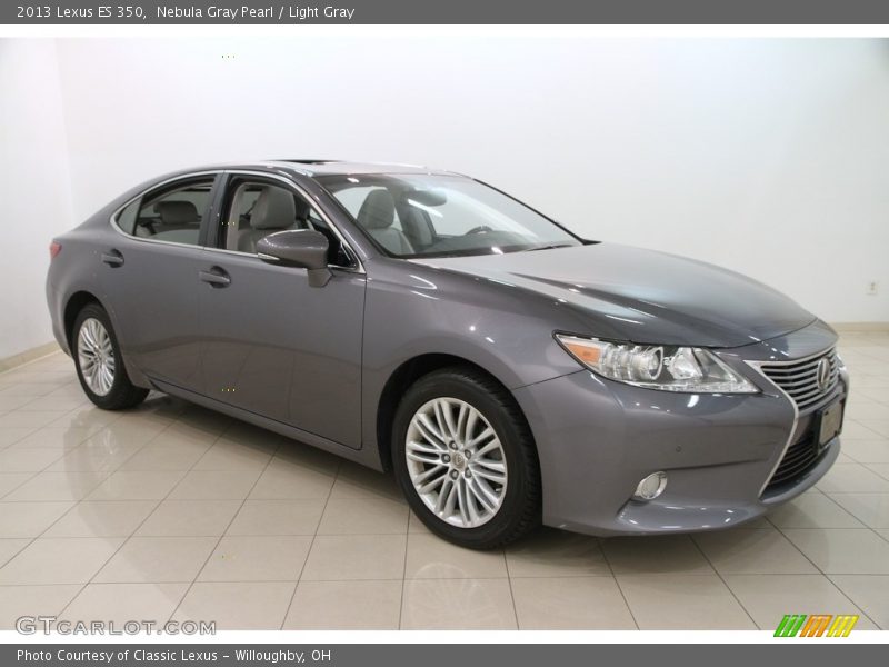 Nebula Gray Pearl / Light Gray 2013 Lexus ES 350