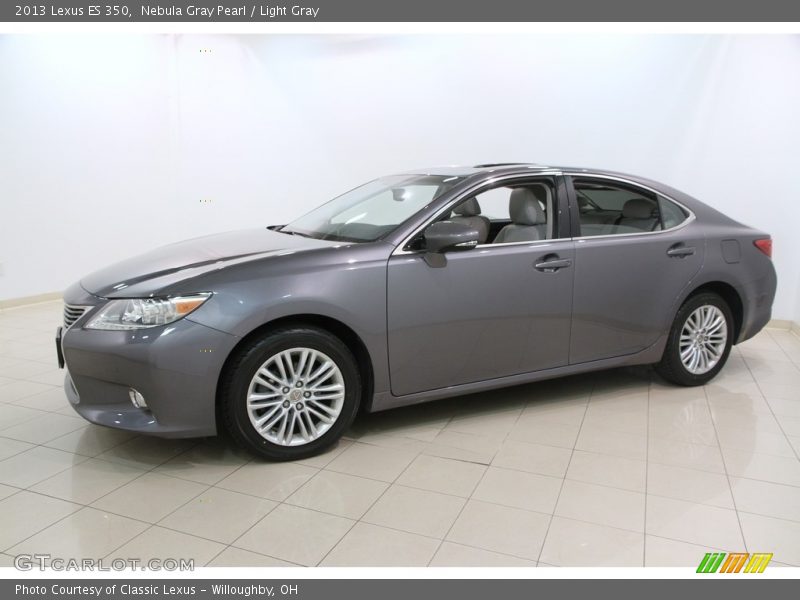 Nebula Gray Pearl / Light Gray 2013 Lexus ES 350