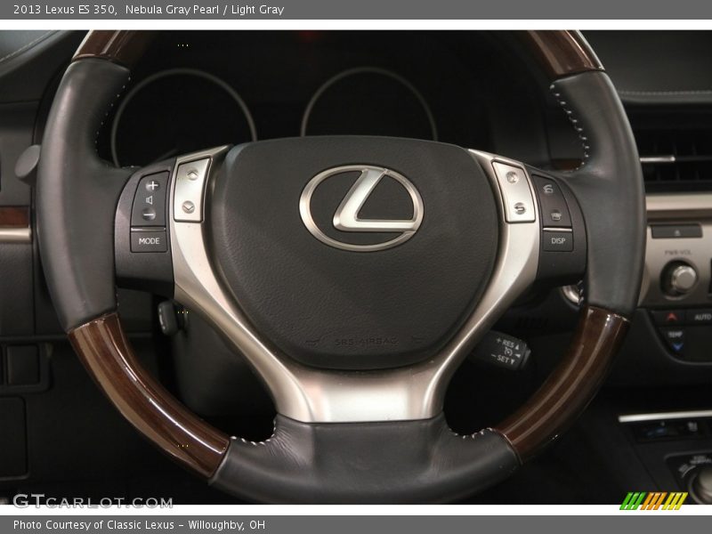 Nebula Gray Pearl / Light Gray 2013 Lexus ES 350