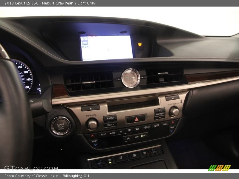 Nebula Gray Pearl / Light Gray 2013 Lexus ES 350