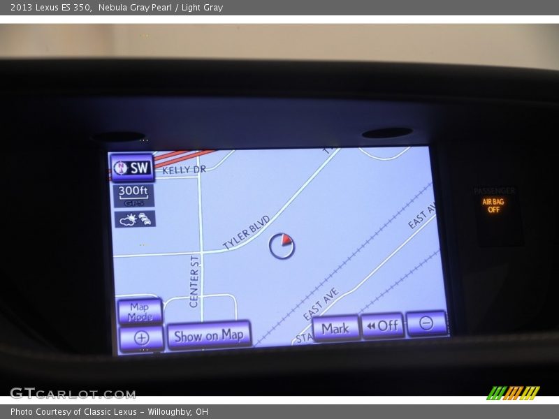 Nebula Gray Pearl / Light Gray 2013 Lexus ES 350