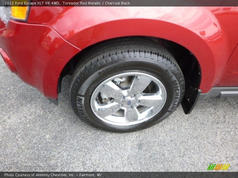 Toreador Red Metallic / Charcoal Black 2012 Ford Escape XLT V6 4WD