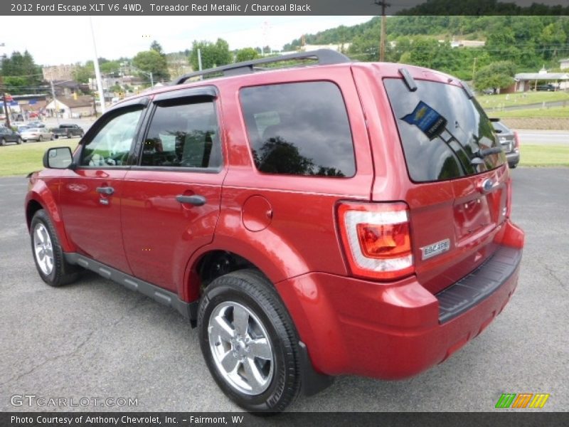Toreador Red Metallic / Charcoal Black 2012 Ford Escape XLT V6 4WD