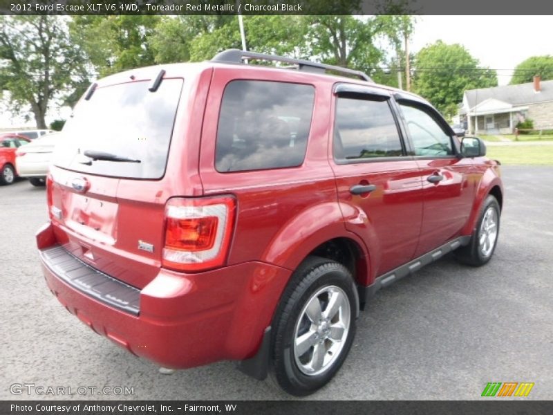 Toreador Red Metallic / Charcoal Black 2012 Ford Escape XLT V6 4WD