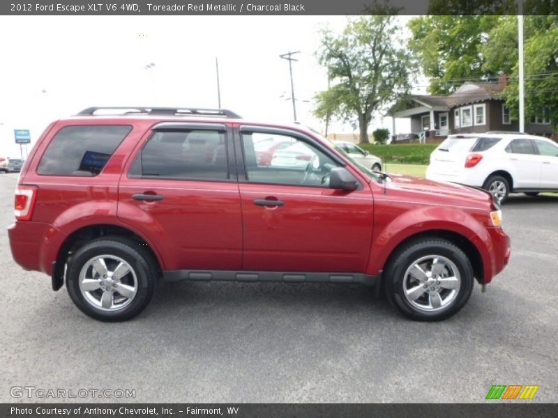 Toreador Red Metallic / Charcoal Black 2012 Ford Escape XLT V6 4WD