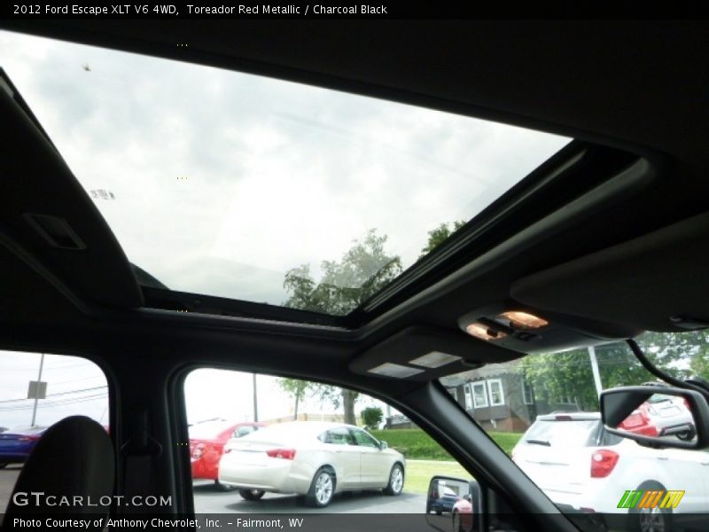 Toreador Red Metallic / Charcoal Black 2012 Ford Escape XLT V6 4WD