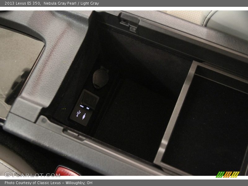 Nebula Gray Pearl / Light Gray 2013 Lexus ES 350