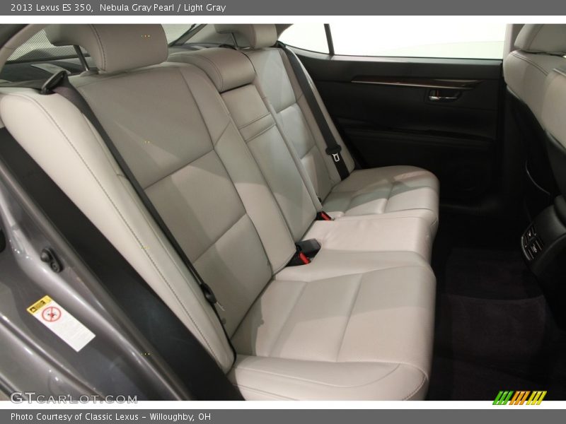 Nebula Gray Pearl / Light Gray 2013 Lexus ES 350