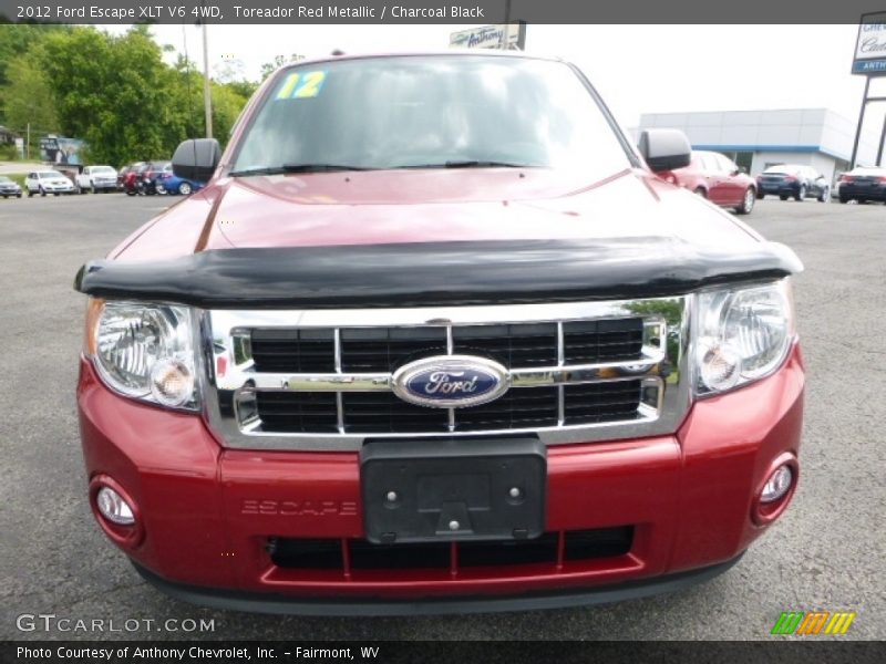 Toreador Red Metallic / Charcoal Black 2012 Ford Escape XLT V6 4WD