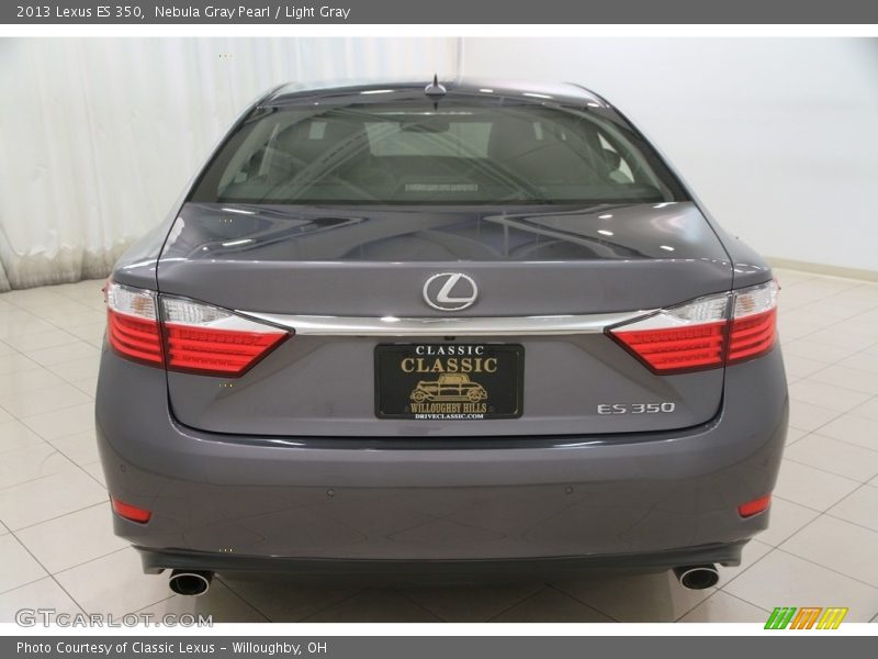 Nebula Gray Pearl / Light Gray 2013 Lexus ES 350