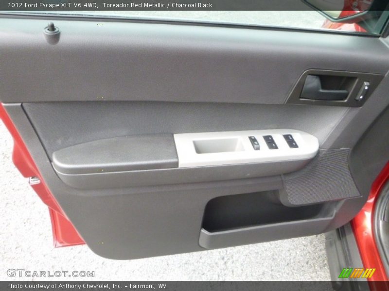 Toreador Red Metallic / Charcoal Black 2012 Ford Escape XLT V6 4WD