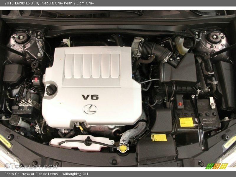 Nebula Gray Pearl / Light Gray 2013 Lexus ES 350