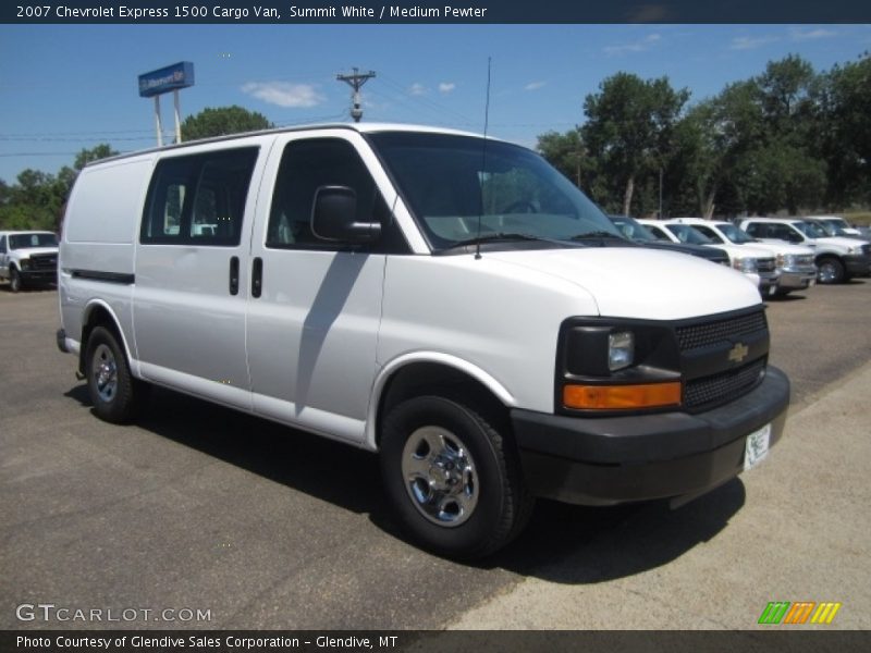 Summit White / Medium Pewter 2007 Chevrolet Express 1500 Cargo Van