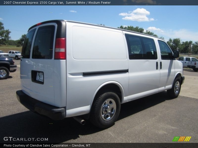 Summit White / Medium Pewter 2007 Chevrolet Express 1500 Cargo Van