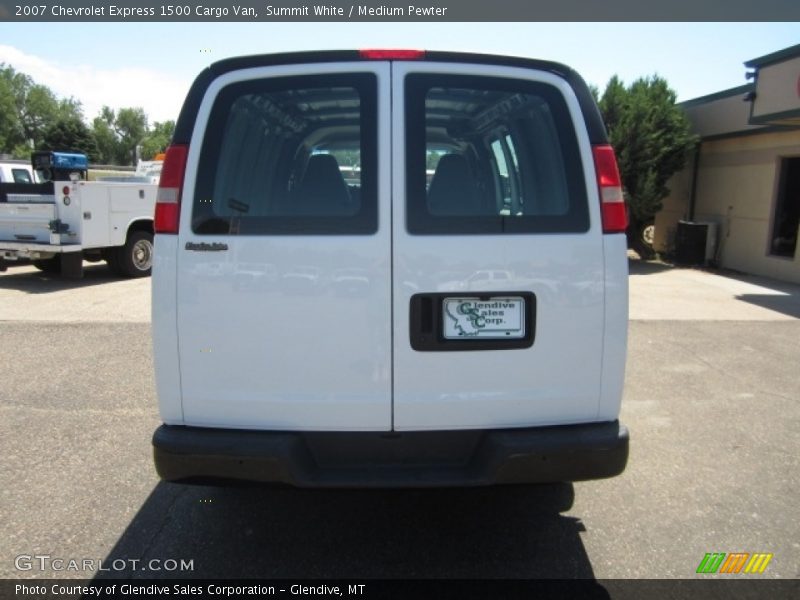 Summit White / Medium Pewter 2007 Chevrolet Express 1500 Cargo Van