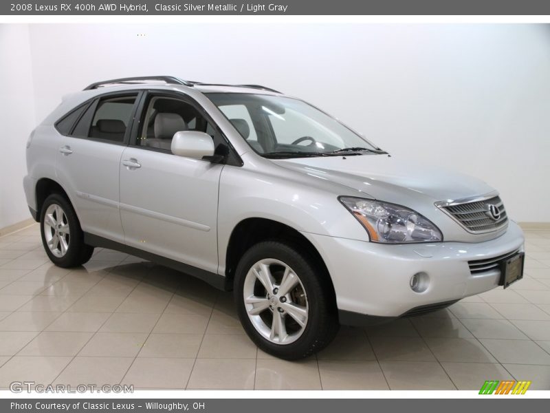 Classic Silver Metallic / Light Gray 2008 Lexus RX 400h AWD Hybrid