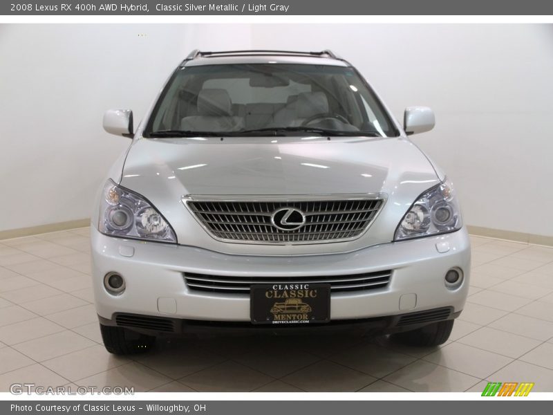 Classic Silver Metallic / Light Gray 2008 Lexus RX 400h AWD Hybrid