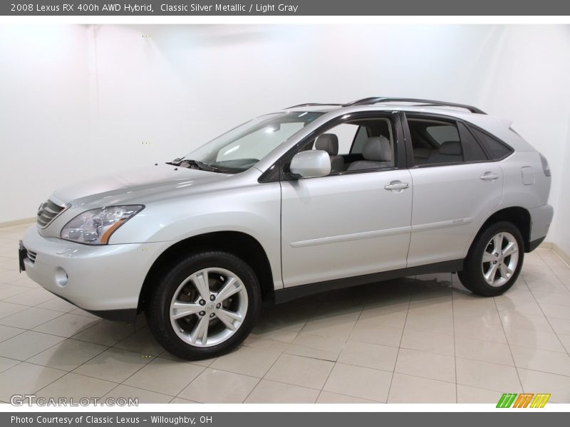 Classic Silver Metallic / Light Gray 2008 Lexus RX 400h AWD Hybrid