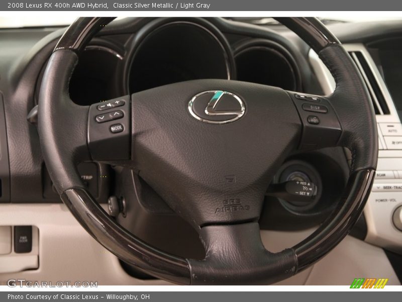 Classic Silver Metallic / Light Gray 2008 Lexus RX 400h AWD Hybrid