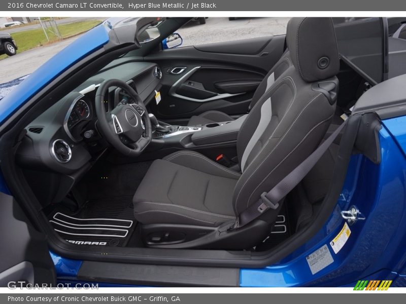 Hyper Blue Metallic / Jet Black 2016 Chevrolet Camaro LT Convertible