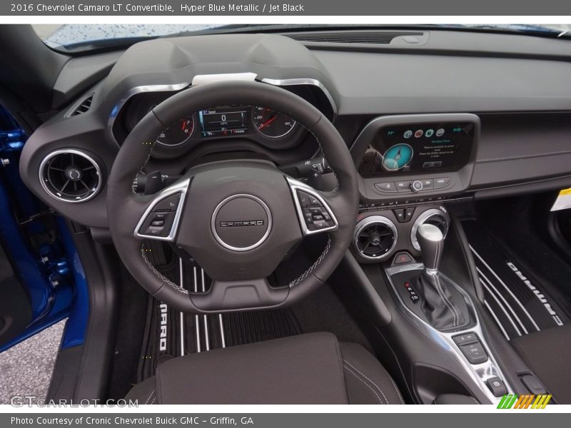 Hyper Blue Metallic / Jet Black 2016 Chevrolet Camaro LT Convertible