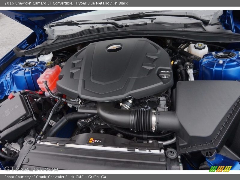 Hyper Blue Metallic / Jet Black 2016 Chevrolet Camaro LT Convertible