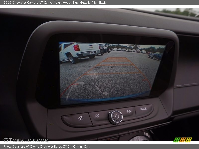 Hyper Blue Metallic / Jet Black 2016 Chevrolet Camaro LT Convertible