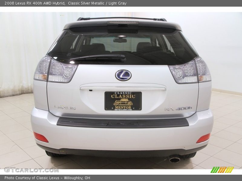 Classic Silver Metallic / Light Gray 2008 Lexus RX 400h AWD Hybrid