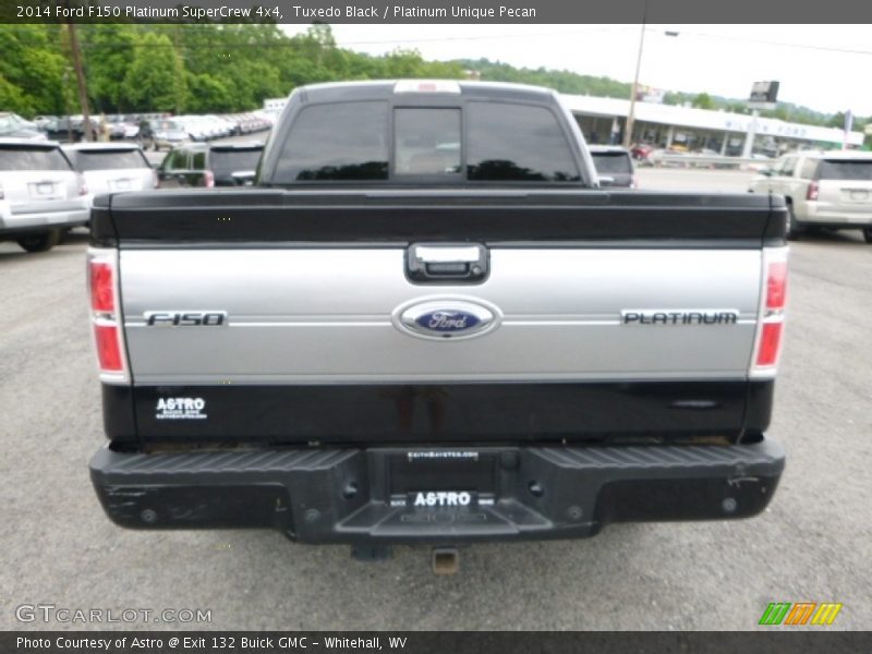 Tuxedo Black / Platinum Unique Pecan 2014 Ford F150 Platinum SuperCrew 4x4