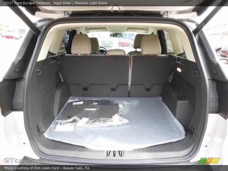 Ingot Silver / Medium Light Stone 2017 Ford Escape Titanium