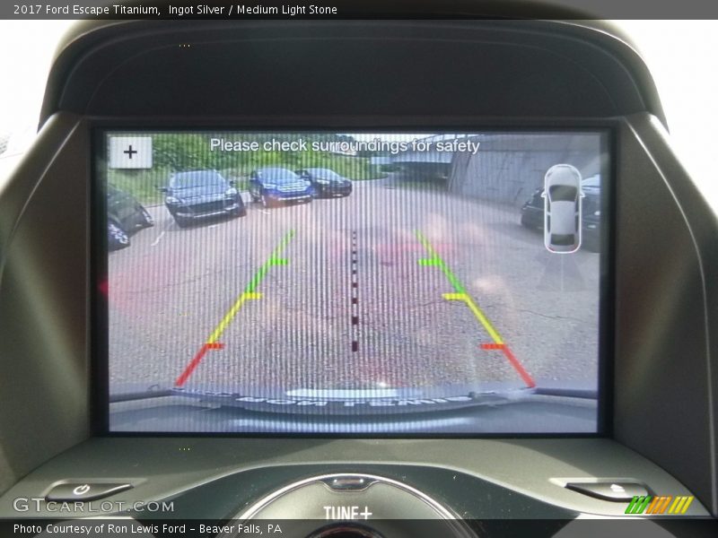 Ingot Silver / Medium Light Stone 2017 Ford Escape Titanium