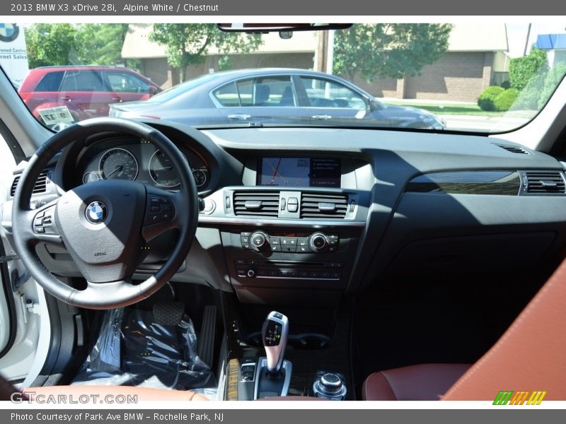 Alpine White / Chestnut 2013 BMW X3 xDrive 28i