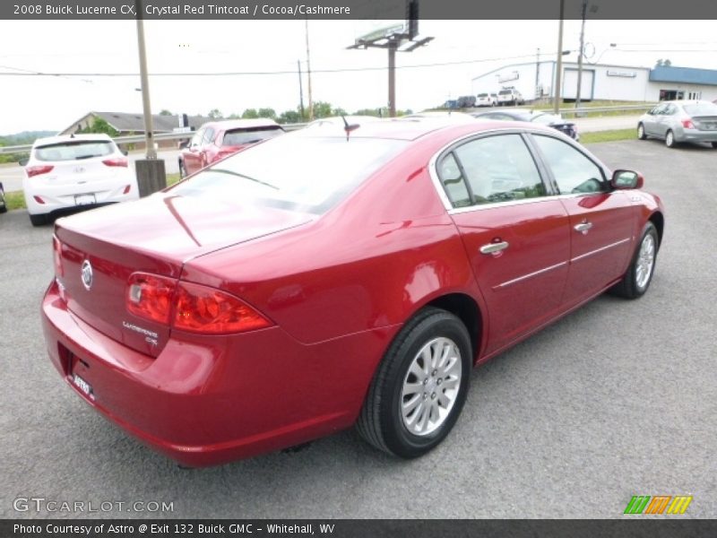 Crystal Red Tintcoat / Cocoa/Cashmere 2008 Buick Lucerne CX