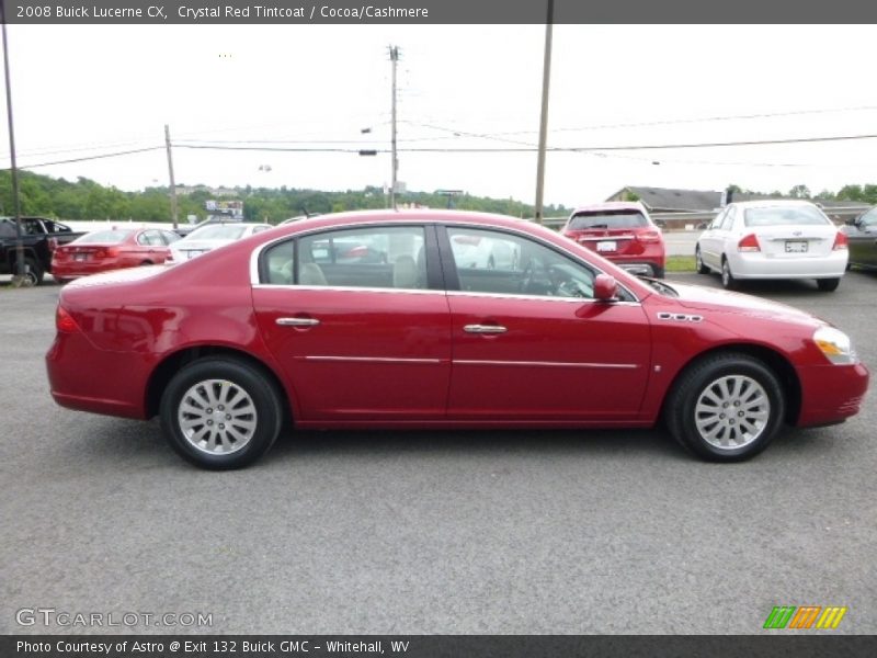 Crystal Red Tintcoat / Cocoa/Cashmere 2008 Buick Lucerne CX
