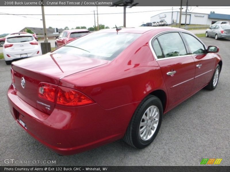 Crystal Red Tintcoat / Cocoa/Cashmere 2008 Buick Lucerne CX