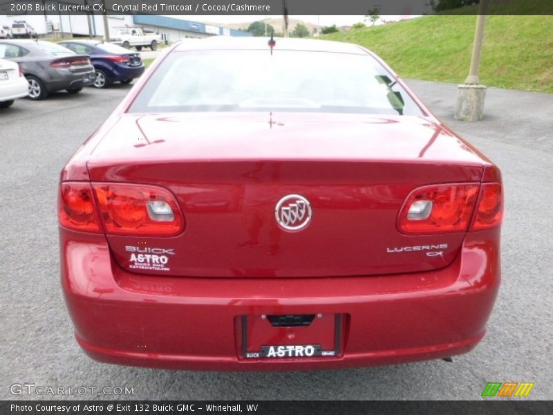Crystal Red Tintcoat / Cocoa/Cashmere 2008 Buick Lucerne CX