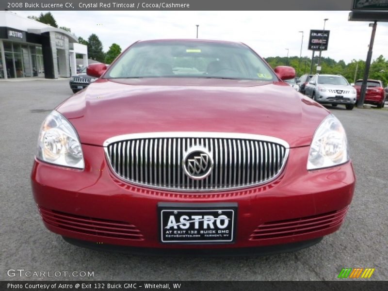 Crystal Red Tintcoat / Cocoa/Cashmere 2008 Buick Lucerne CX