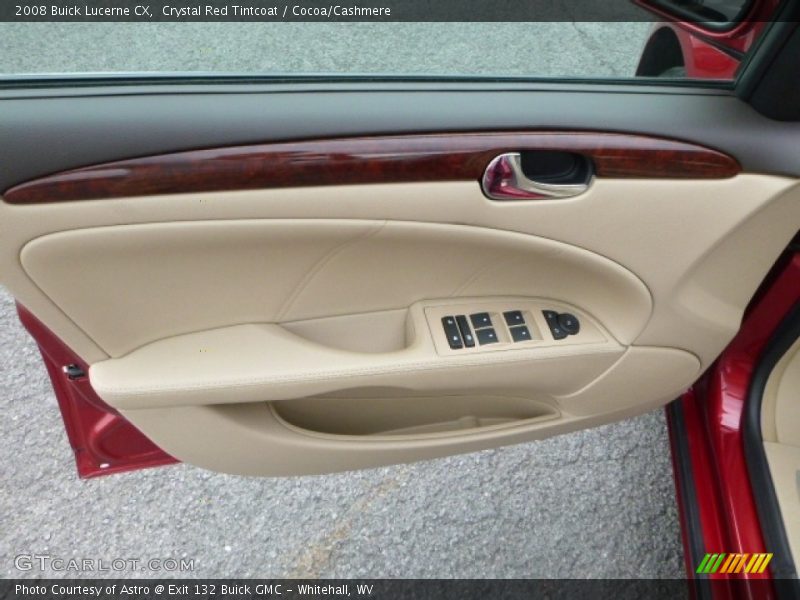 Crystal Red Tintcoat / Cocoa/Cashmere 2008 Buick Lucerne CX
