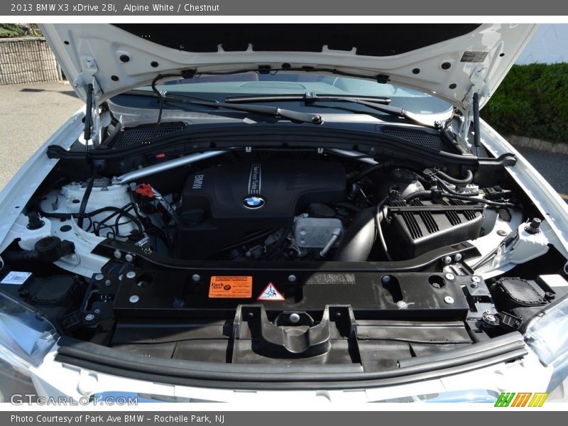 Alpine White / Chestnut 2013 BMW X3 xDrive 28i